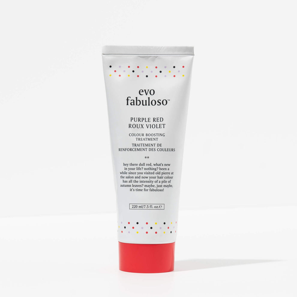 Evo Fabuloso Purple red colour boosting treatment Chumba Concept Salon